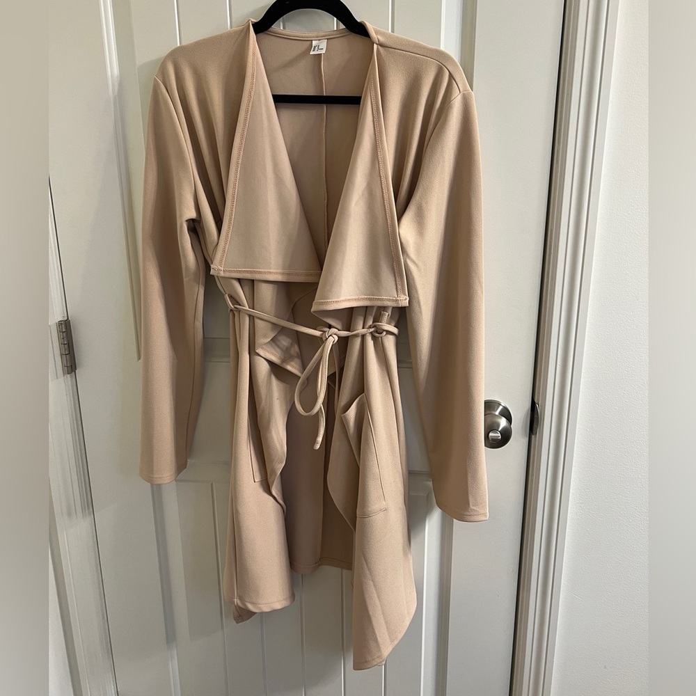 Blush pink business top